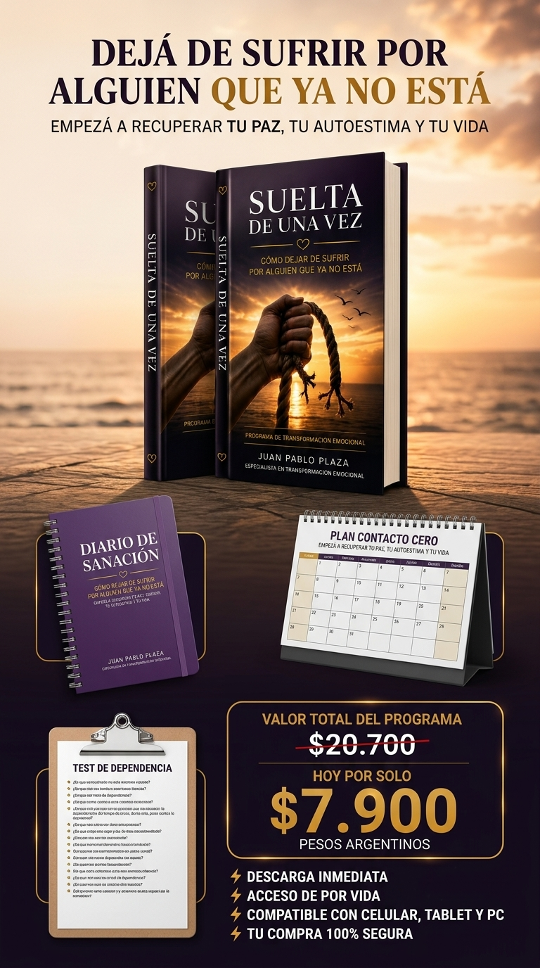 SUELTA DE UNA VEZ   – Programa de Transformación Emocional-