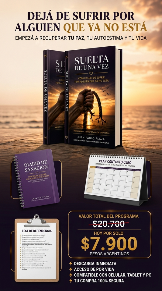 SUELTA DE UNA VEZ   – Programa de Transformación Emocional-